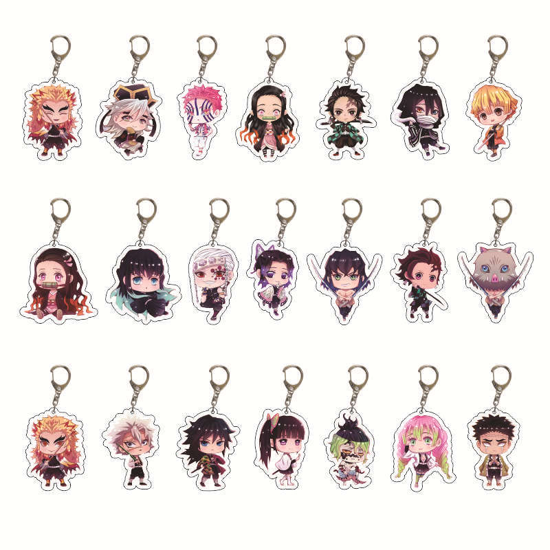 Anime Cosplay Demon Slayer - Demon Slayer Anime Acrylic Keychain Kamado