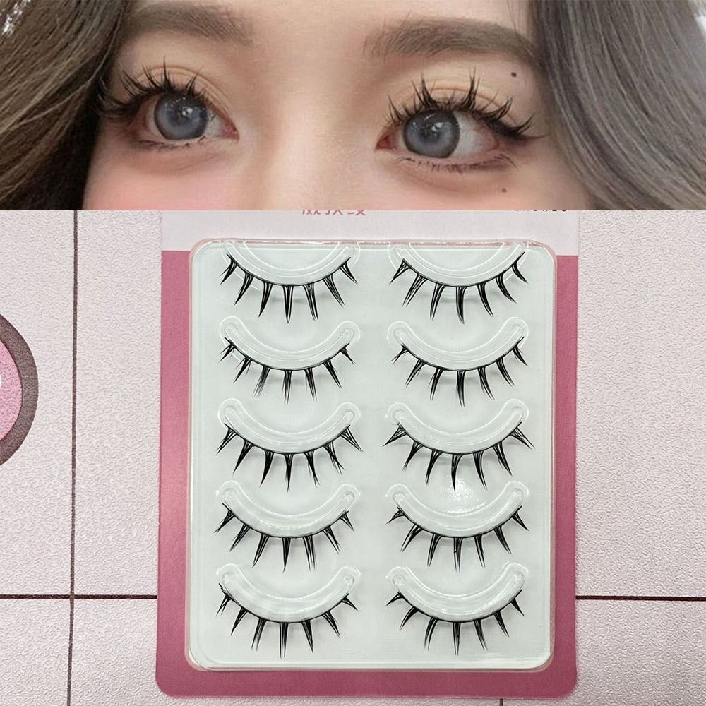 Faux Mink False Eyelashes 5 Pa - Anime Cosplay Makeup recension och pris