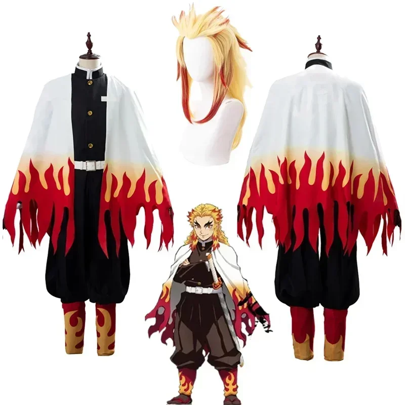 Rengoku Kyoujurou Fantasy Wigs - Anime Cosplay Demon Slayer recension och pris