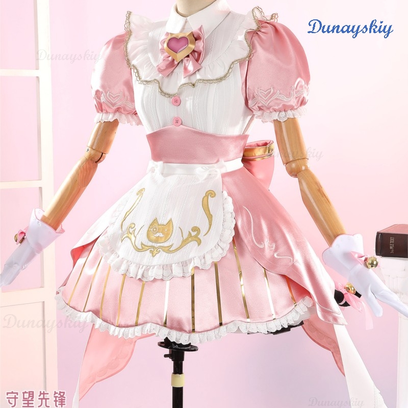 Halloween Party Pink Outfits O - Anime Cosplay Cat recension och pris