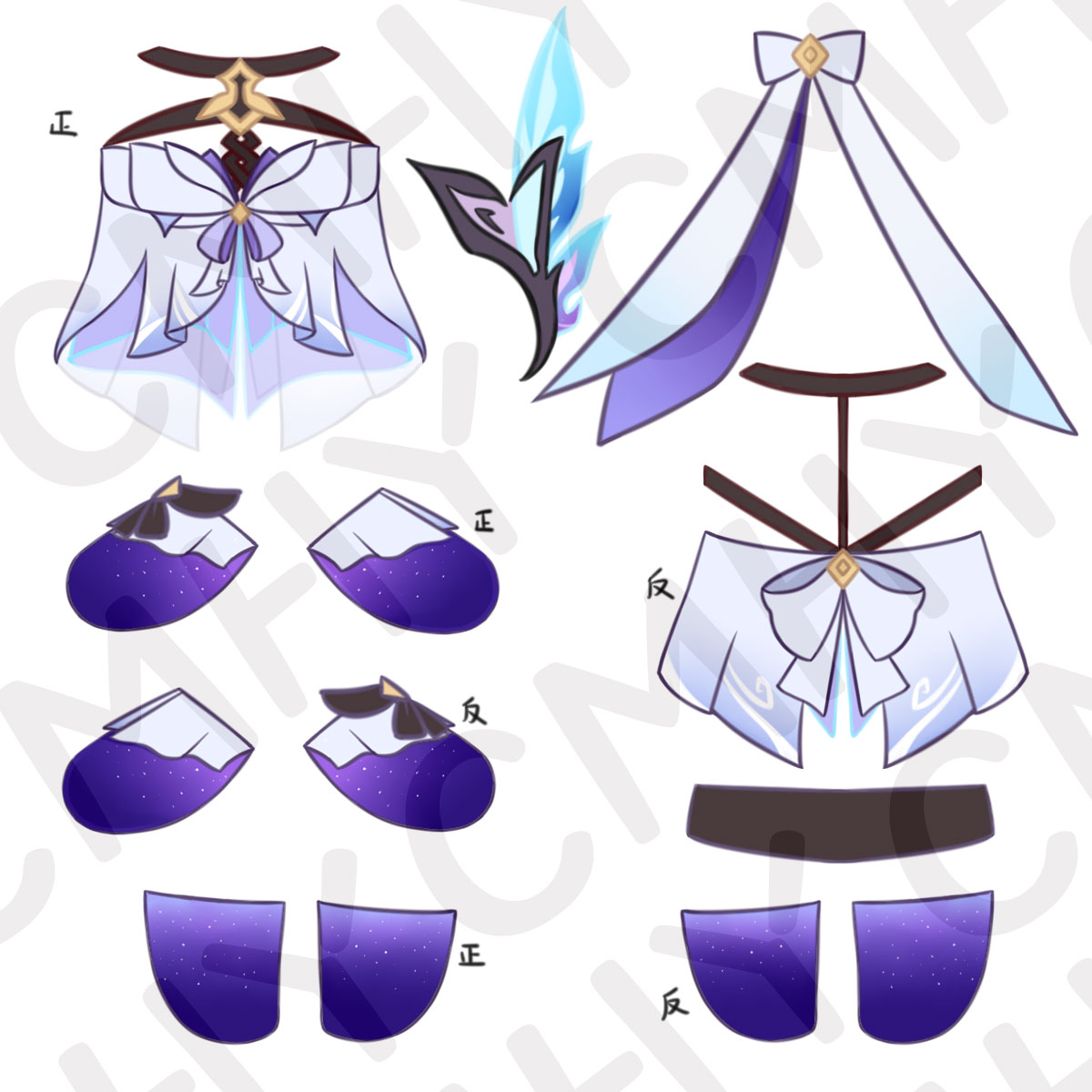 Game Genshin Impact Skirk Cat  - Anime Cosplay Clothes recension och pris