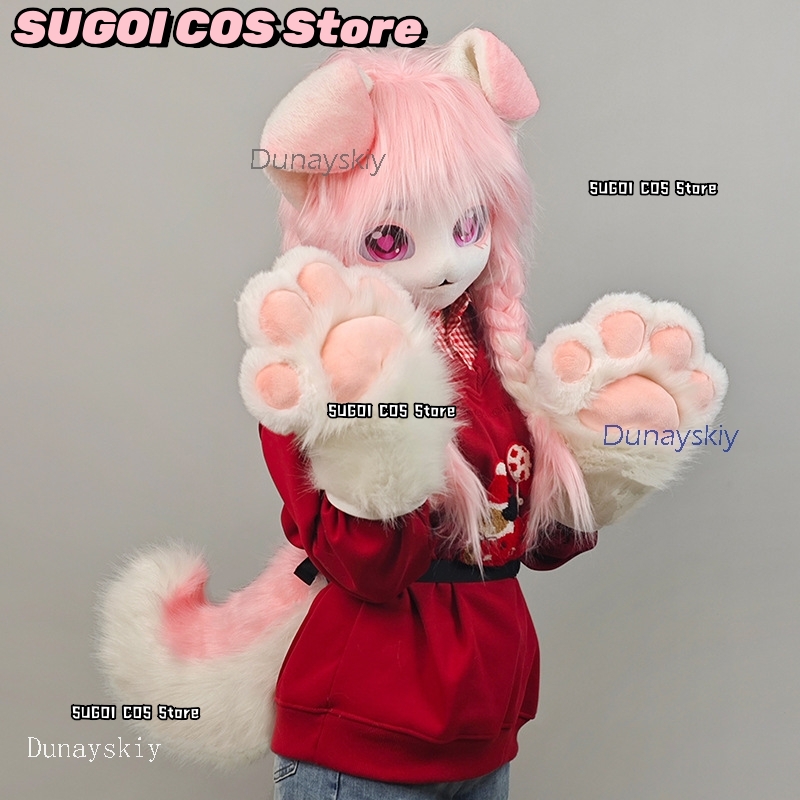 aBcSCS*Fursuit Head Kigurumi C - Anime Cosplay Cat recension och pris