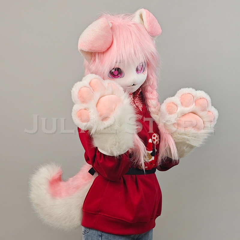 July 2 Store Fursuit Head Kigu - Anime Cosplay Cat recension och pris