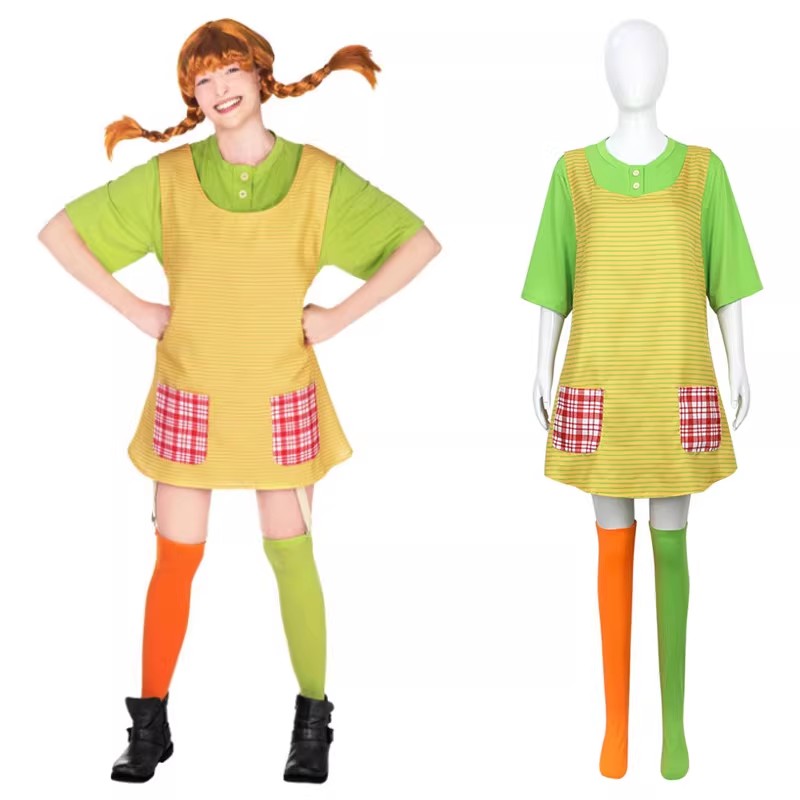 Piippi Cosplay Costume Adult G - Anime Cosplay Japanese Girl recension och pris