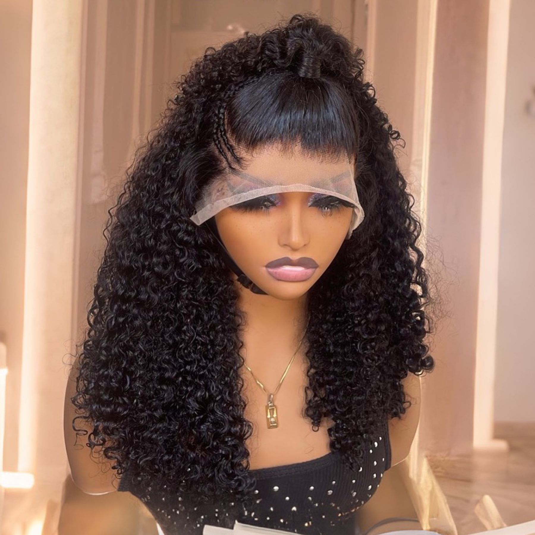 Kinky Curly Short Bob Cut Synt - Anime Cosplay Bleach recension och pris